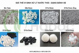 Giá thể vi sinh di động dùng trong bể xử lý nước thải – MBBR Dạng bánh xe
